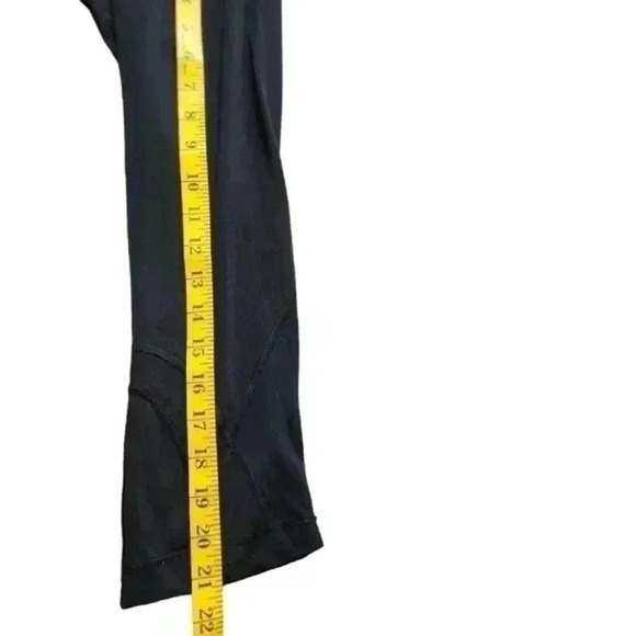 Lululemon Run: Inspire Crop II Black / Quilt Vintage Neon Black Green Pink Women - Picture 15 of 15